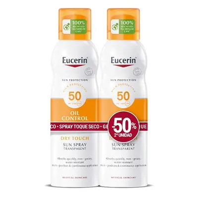 Eucerin Sun Spray Oil Control Dry Touch Fp50 2x200ml