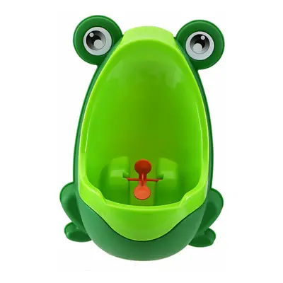 (Green) Fashion Frog Boy Baby Toilet Training Children Kids Potty Urinal Pee Trainer Urine Bathr