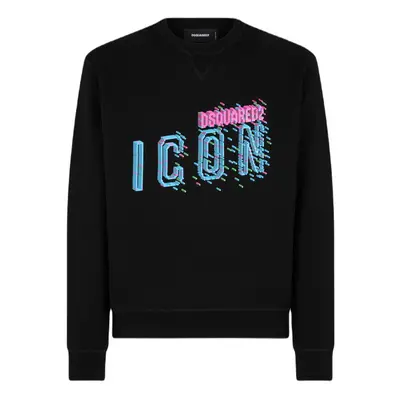 (100 White, XXL) Dsquared2 Pixeled Icon Sweatshirt