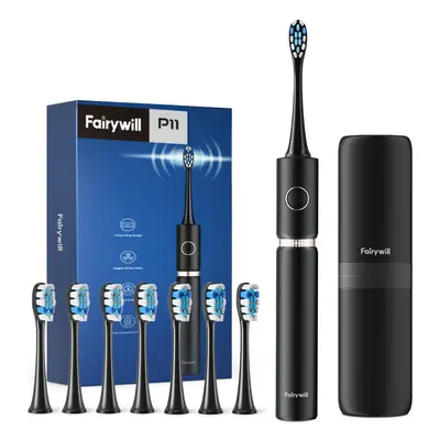 Fairywill P11 Plus Electric Toothbrush Sonic With Toothbrush Heads