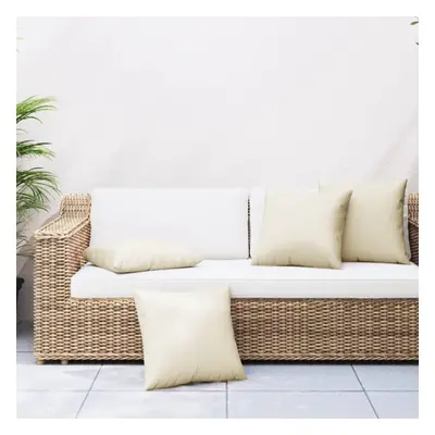 vidaXL Sofa Cushions pcs Cream 19.7x19.7 Fabric