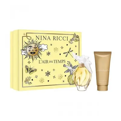 Nina Ricci L'Air Du Temps Pcs Set For Women: 3.4 Eau De Toilette Spray + 3.4 Body Lotion