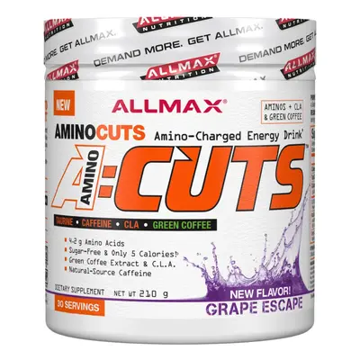 ALLMAX Nutrition, ACUTS, Amino-Charged Energy Drink, Grape Escape, 7.4 oz (210 g)