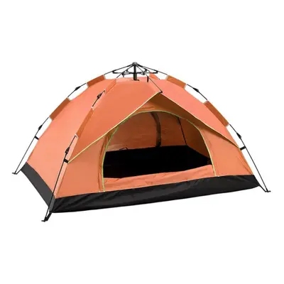 (orange) Person Waterproof Automatic Quick Open Camping Outdoor Tent Easy Instant Setup Protable