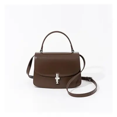 (chocolate) New French Vintage Organ Bag Elegant And Elegant, Unique Single Shoulder Bag, High E