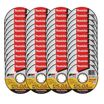 48X Makita B-45733 Fast Cutting Thin Metal Grinder Disc 125mm x 0.8mm x 22.23mm