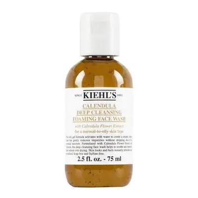 Kiehl's Calendula Deep Cleansing Foaming Face Wash, helps balance normal to oily skin (75ml)