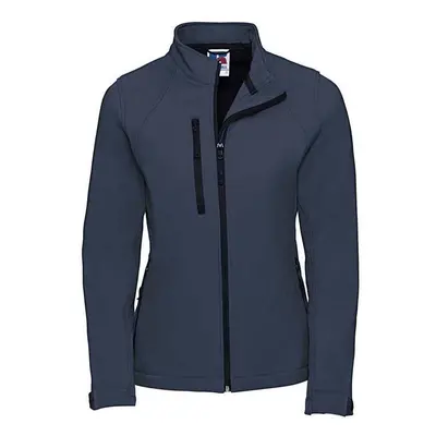 (M, French Navy) Russell Womens/Ladies Layer Soft Shell Jacket