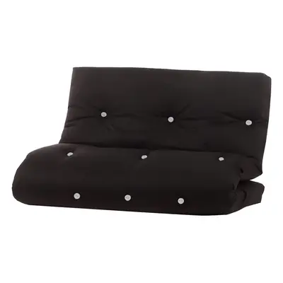 (BLACK ) Seater Fibre Filled Futon Mattress