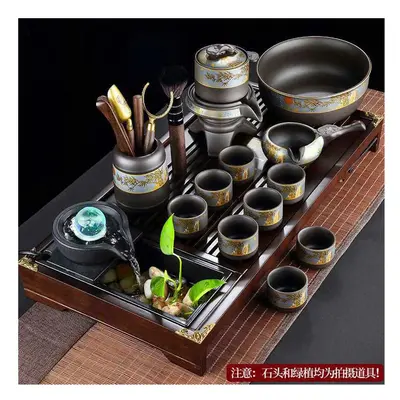 (Also like a fish flowing tea plate+purple sand bamboo rhyme automatic head+Pin Sheng 238) New K