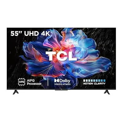 TCL 55V6C-UK 55" 4K Ultra HD, HDR TV, Smart TV Powered by Google TV