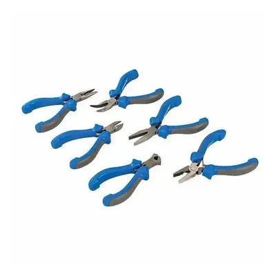 Silverline Mini Soft-Grip Pliers Set 6-Pieces