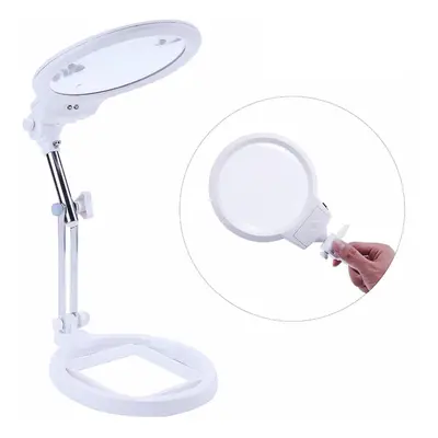 New Desktop Illuminated Magnifier Lamp Light For Soldering Welding Hobby Nail Artist Readin With