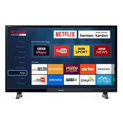 Sharp 40" Inch LED Smart TV with Full HD Display and harman/kardon sound