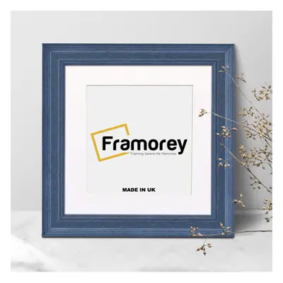 (60x60CM Pic (70x70CM Frame)) Square Size Grey Poster Frame / Handmade Solid Wood Frame / Pictur