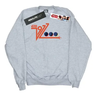 (XXL, Sports Grey) Star Wars Mens Retro Death Star Sweatshirt