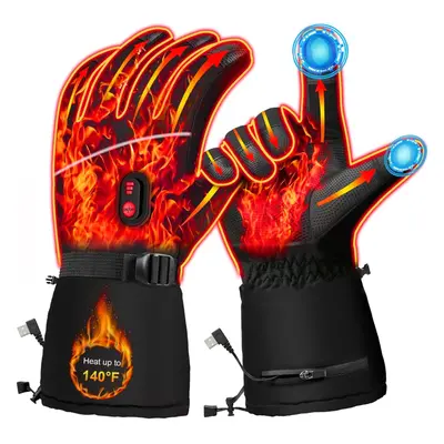 Heated Gloves for Men Women,Electric Heated Gloves Camping Hand Warmers Winter Warm Touchscreen 