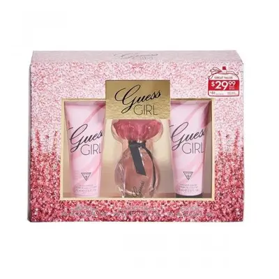 Guess Girl Pcs Set: 1.7 Eau De Toilette Spray + 2.5 Body Cream + 2.5 Shower Cream