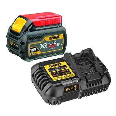 Dewalt DCB546 18v / 54v XR Flexvolt 6.0ah Battery + DCB116 Fast Charger