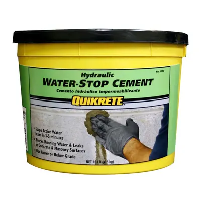 Quikrete Rapid Setting Hydraulic Water Stop Cement Sets in to Mi