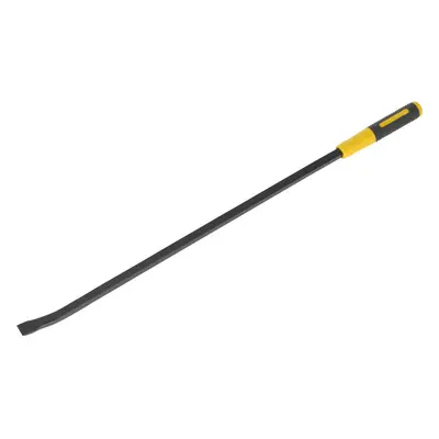 900mm Heavy Duty 25Ã Pry Bar with Hammer Caps - Hardened Steel Shaft - Soft Grip