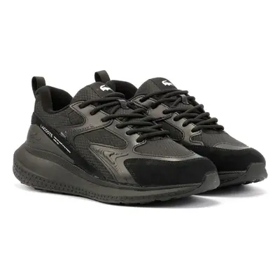 (Black, (Adults')) Lacoste L003 Evo Men's Black Trainers