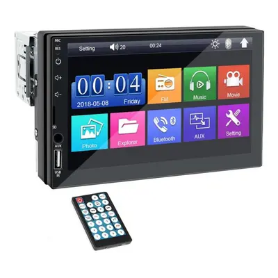 (Type 4) Car Radio Din Mp5 Player Inch Touch Screen Multimedia Fm Aux Input Bluetooth Usb Mirror