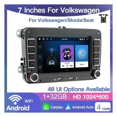 (as the picture) 2din Android Gps Car Multimedia Player For Volkswagen Golf Polo Tiguan Passat B