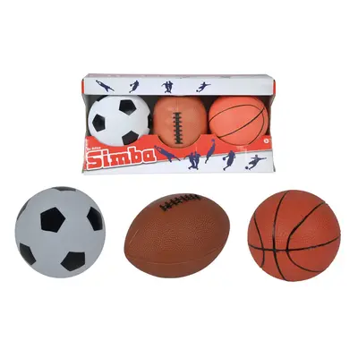 Set of Balls Basketball, Rugby and Football