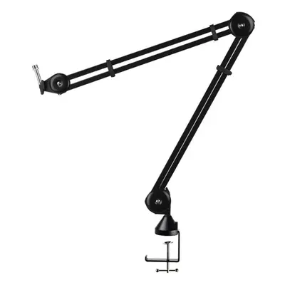 (black, s) Bomge Microphone Boom Arm Mic Stand Adjustable Clip Studio Suspension Scissor Arm Mou