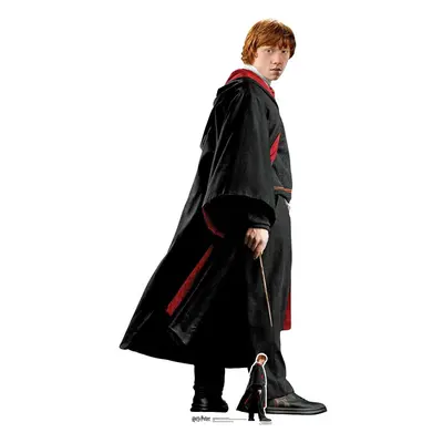 From the Official Harry Potter Books Lifesize Cardboard Cutout of Ron Weasley (Rupert Grint) Hog