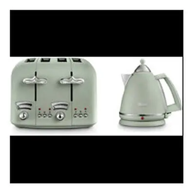 Delonghi Argento Flora 1.7 Litre Jug Kettle And Slice Toaster Set