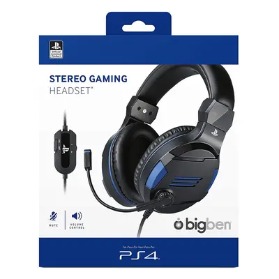 Bigben Stereo Gaming Headset V3 - Titan Black (PS4)