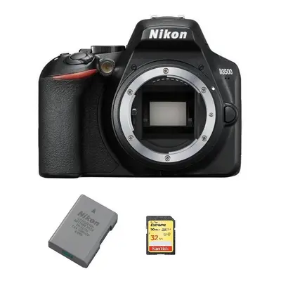 NIKON D3500 Body Black + 32GB SD card + EN-EL14A Battery