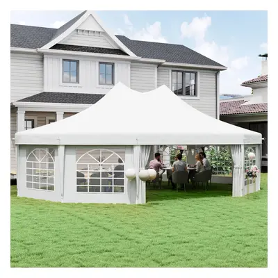 Outsunny Sides Heavy Duty Tent Gazebo Outdoor Party Wedding Event Marquee