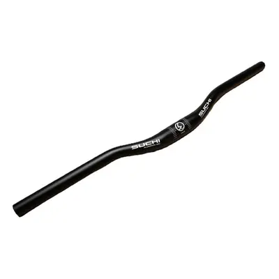 (Black) 620mm Dia. 31.8mm Aluminium Alloy Ultra Lightweight Bicycle Mountain Bike Handlebar Flat