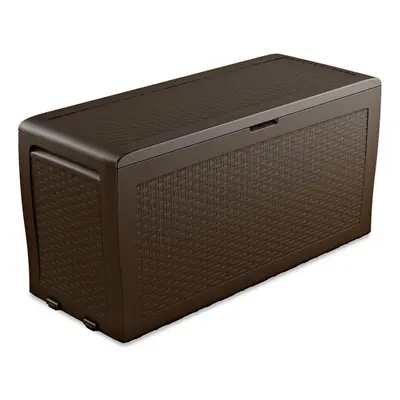 Keter Storage Box Samoa 270L Brown Outdoor Garden Patio Cushion Box