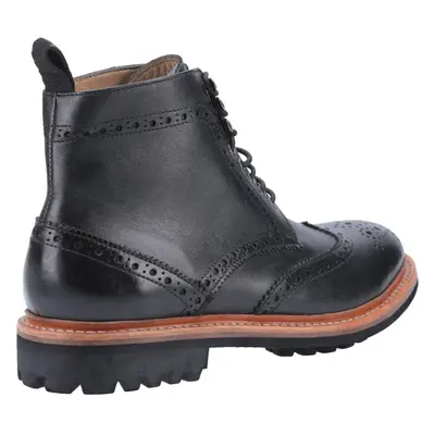 Cotswold Rissington Commando Goodyear Welt Lace Up Boot Black