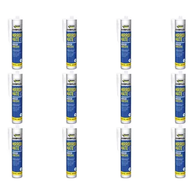 Everbuild Everflex Mirror Mate Mirror Adhesive, White, ml MIRROR (Pack of 12)