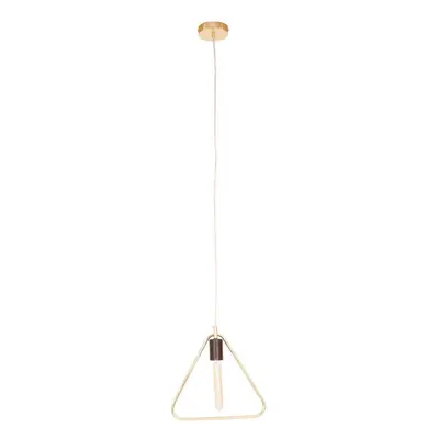 Versatile Gold Triangular Pendant Light, Lightweight And Durable Pendant Light, Contemporary Cei