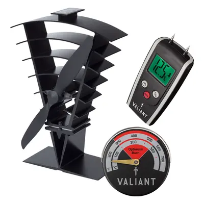 Valiant Vanquish Stove Fan, Red Thermometer & Moisture Meter