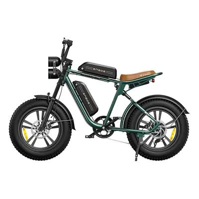 (Green) ENGWE MTB M20 Electric Bike E-bike 20"Ã4.0" Fat Tire,75 KM+75 KM Range 48V 13AH*2 Dual 