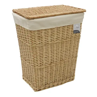 Acacia Rect Willow Laundry Basket- Honey