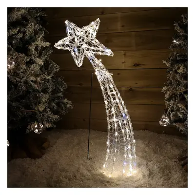 90cm Soft Acrylic LED Shooting Star Christmas Decoration with LEDs