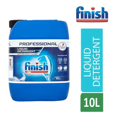 Finish Professional Liquid Detergent 10L Hygienically Clean min Washcycles