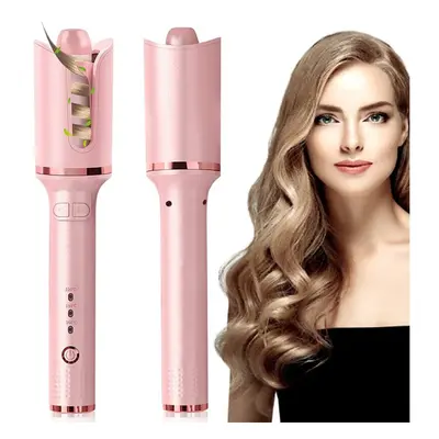 (white) Automatic Hair Curler Rotating Waves Ceramic Curling Iron Wand