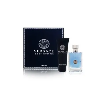 Versace Pour Homme Pcs Set: Oz Edt Sp + 1.7 Hair & Body Shampoo