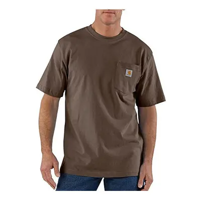 carharttmensLoose Fit Heavyweight Short-Sleeve Pocket T-ShirtDark Brow