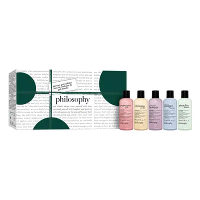 philosophy 5-pc shower gel wishlist holiday gift set