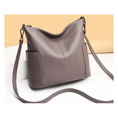 (khaki) Women&apos;s Shoulder Bag Versatile Fashion Soft Leather Handbag Messenger Bag